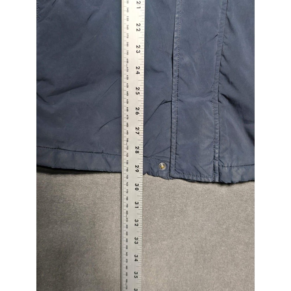 UNIQLO Men's Navy Blue Hooded Military Field Jacket‎ Casual Outdoor Large - Picture 4 of 7
